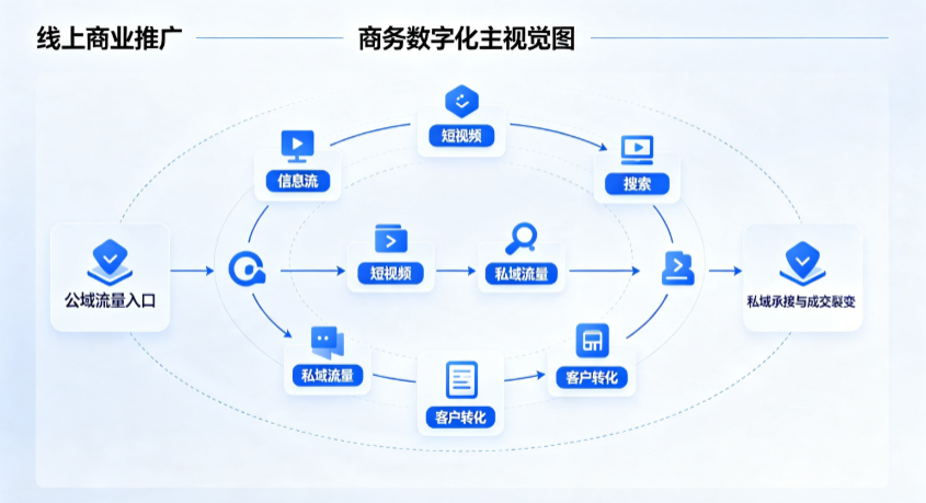 玉溪线上商业推广怎么做？全域流量闭环搭建与低成本转化实战指南